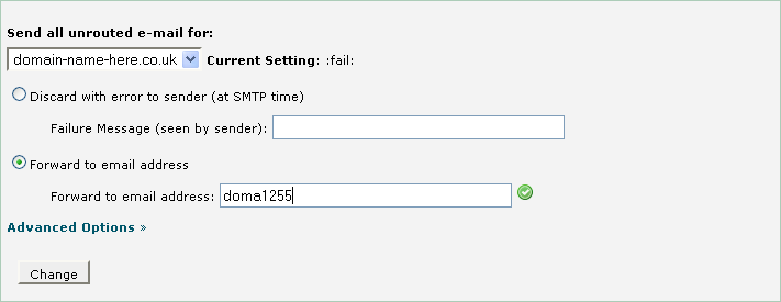 Setting your default email message